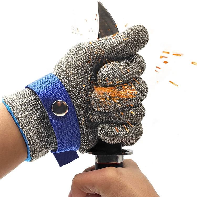 Stainless steel ring mesh glovey