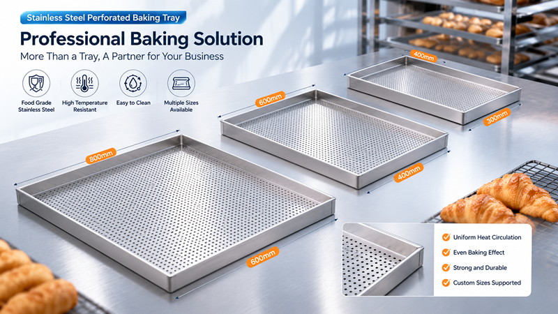Stainless Steel Baking Tray Manufacturer | Custom Perforated Food Tray Supplier