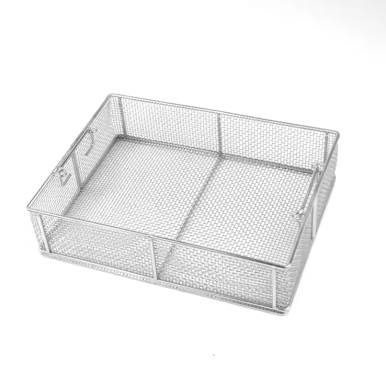 Custom Stainless Steel Food Washing Baskets for Industrial Processing