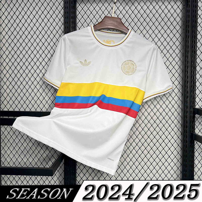 Free Shipping Footbal Jersey 2024/25 Colombia 100th Anniversary  High quality A+