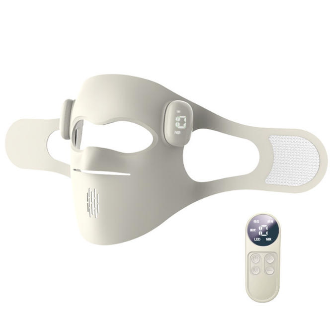Wireless LED Silicone Photon Facial Mask Home Skin Care Beauty Device