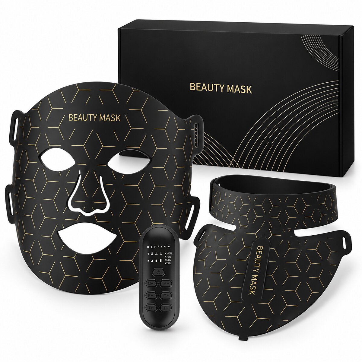 LED Light Therapy Mask for Face & Neck | 175 LEDs Skin Rejuvenation