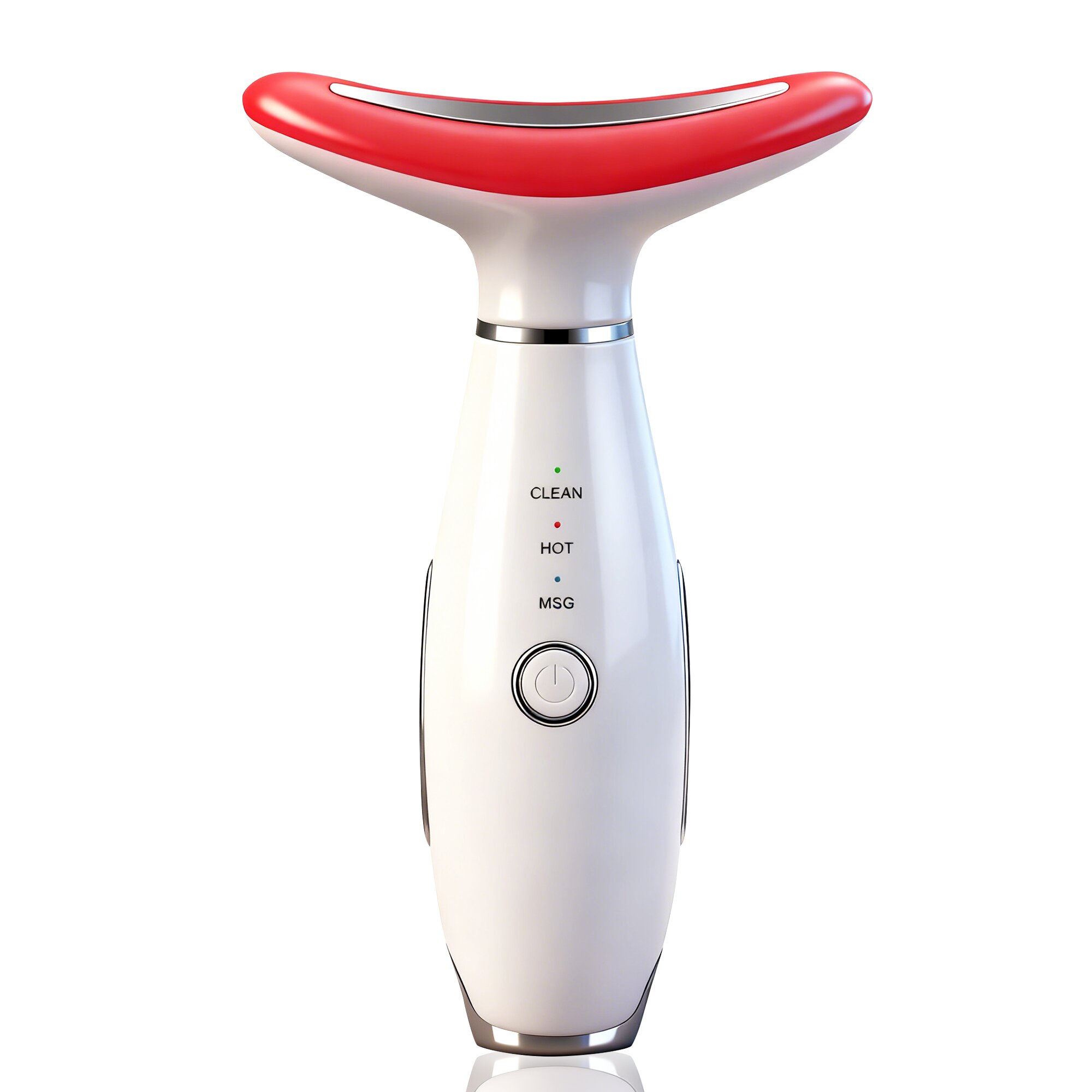 7 Colors LED Face & Neck Massager | 45°C Heating & Vibration Skin Rejuvenation Device