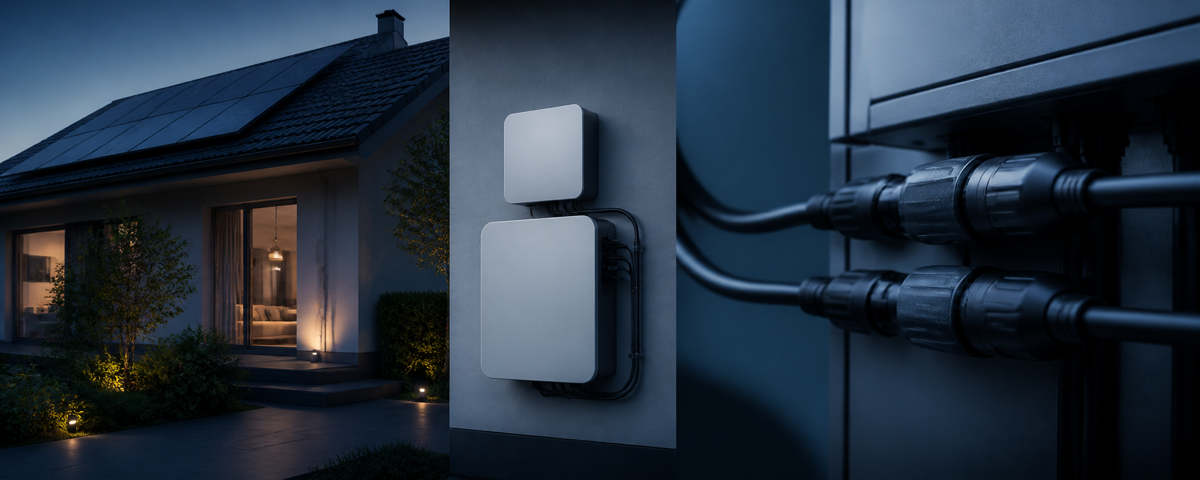 European rooftop solar, retrofit battery storage and unbranded DC connections