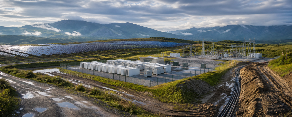Utility-scale solar, battery storage and grid infrastructure in Southeast Europe