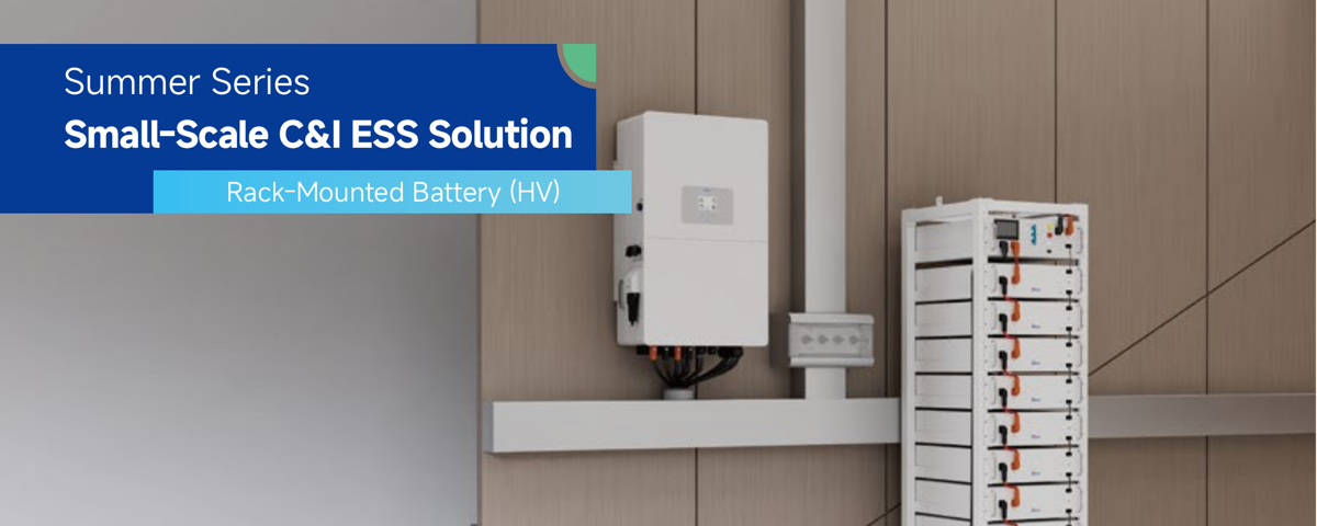 Deye BOS-G Pro high-voltage rack-mounted battery system
