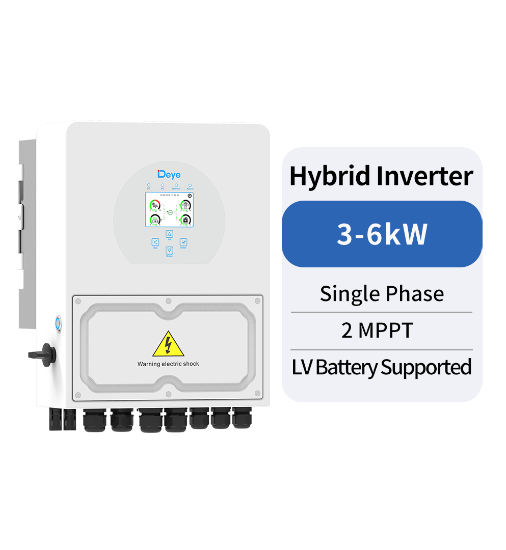 Deye SUN-3/3.6/5/6K-SG04LP1-EU single-phase hybrid inverter