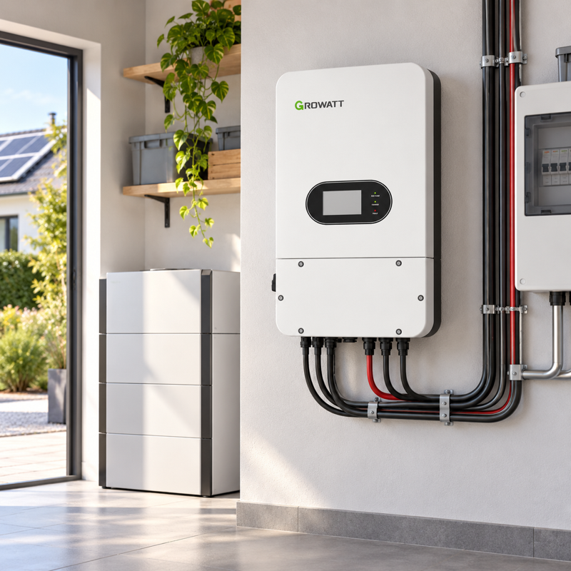 Growatt SPM 6000TL-HU 6kW Single-Phase Low-Voltage Hybrid Inverter