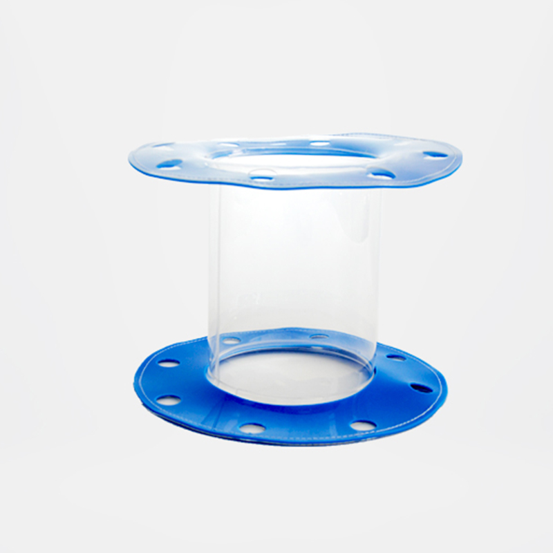 FLC Round Flange Flexible Connector | FDA Compliant Food-Grade PU Sleeves