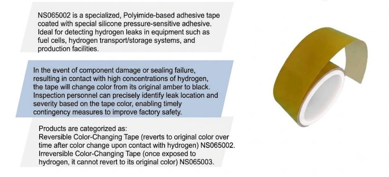 SOSHH Polyimide Visual Hydrogen Leak Detection Tape Working Principle and Reversible vs Irreversible Types