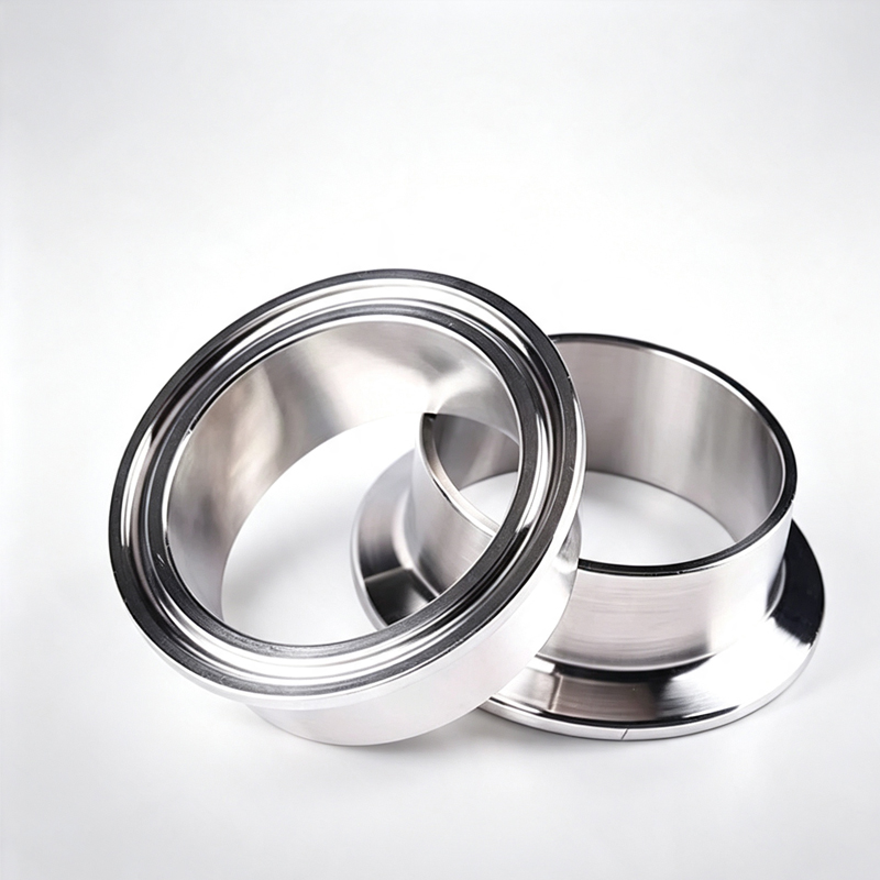 ASME BPE and DIN 32676 Standard Stainless Steel Weld Neck Ferrules for Process Line Welding