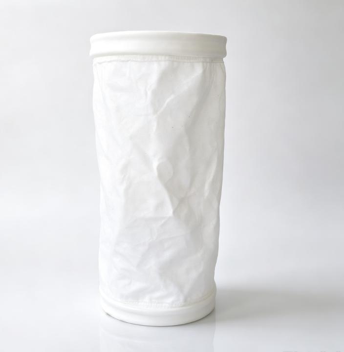 SOSHH® Woven PTFE Snap-In Flexible Connector | Pure White Fluoropolymer Sleeve for Vibrating Sifters