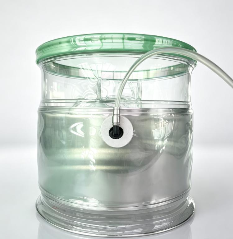 SOSHH® Inflatable Snap-In Flexible Connector | Pneumatic FIBC Bulk Bag Loading Seal