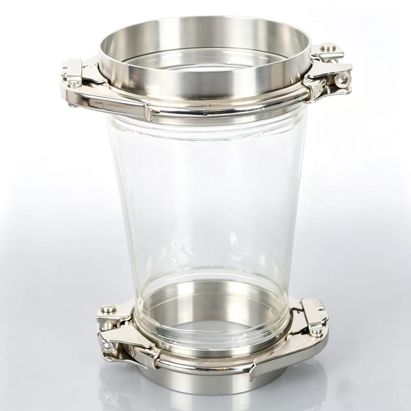 SOSHH® Sanitary Tri-Clamp Clear TPU Flexible Connector (FDA Food-Grade)