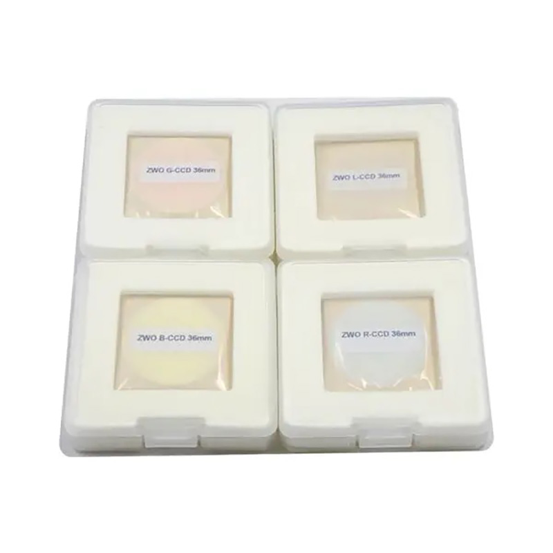 ZWO Premium LRGB Imaging Filter Set - 36mm Round Unmounted