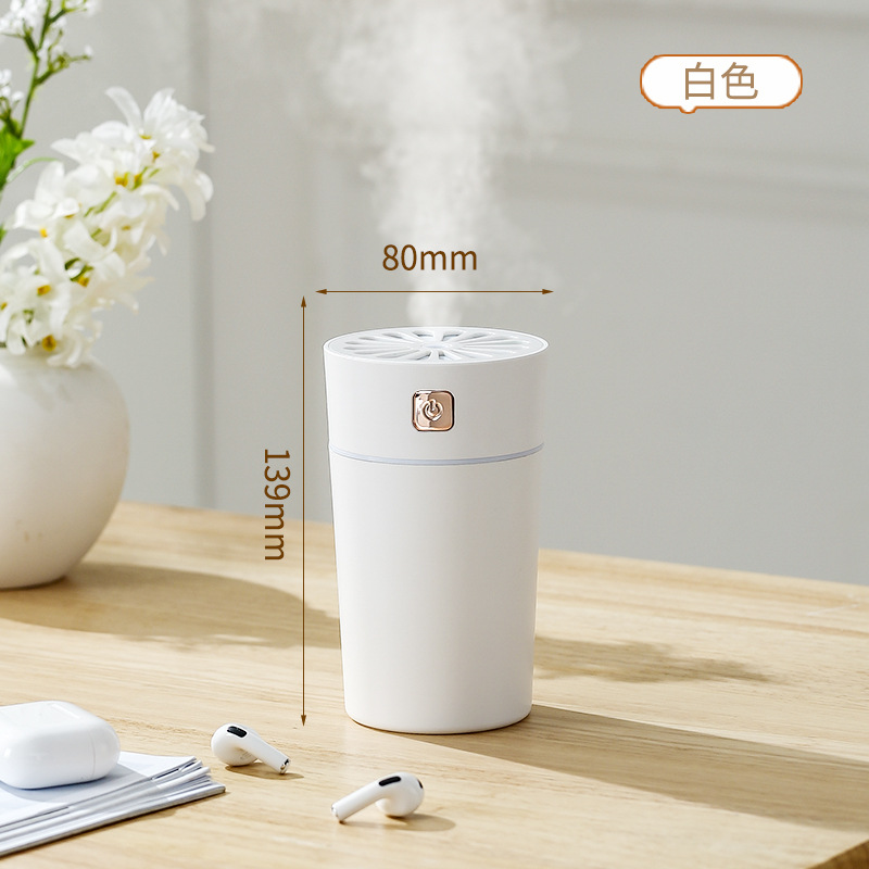Portable Mini Humidifier  USB Desktop Cool Mist Humidifier with Night Light