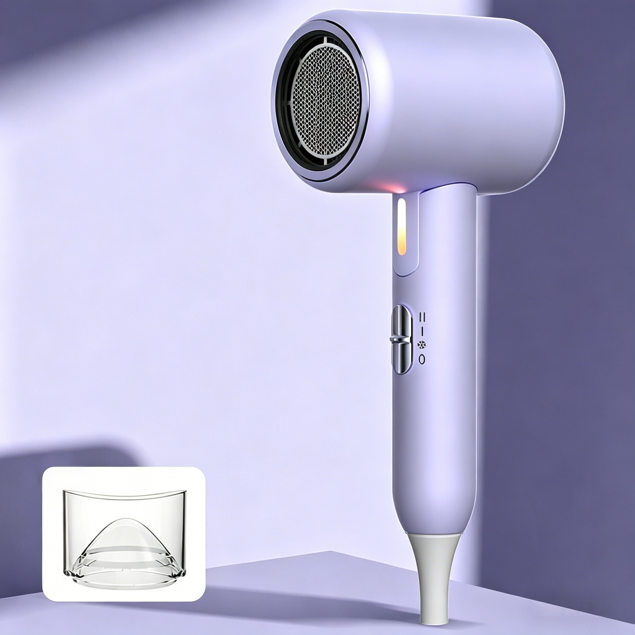 Portable Travel Hair Dryer 800‑2300W Lightweight Compact 3 Modes Hot Cool Air