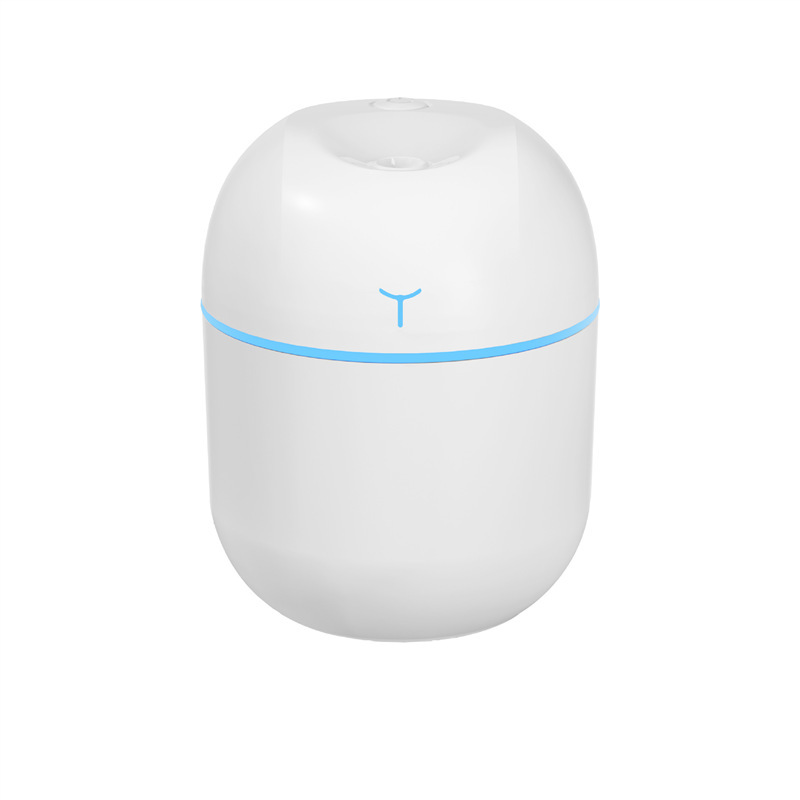Eye-Catching 1000mL Dual Spray Humidifier, 7 Color LED Night Light Aroma Diffuser, USB Quiet Cool Mist Humidifier with Auto Shut Off for Desk, Bedroom, Car & Dry Air