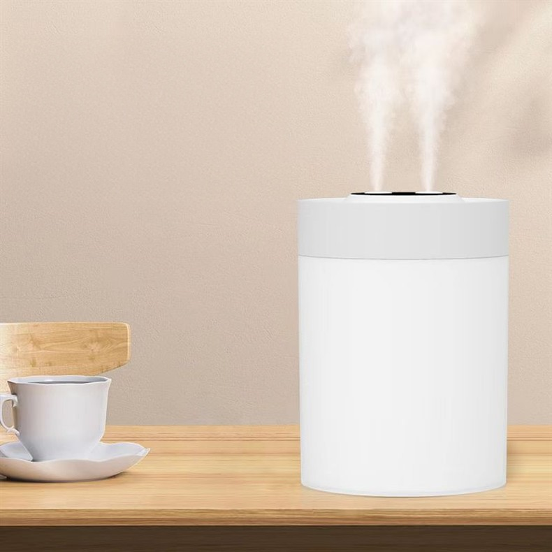 4L Large Capacity Ultrasonic Humidifier, Quiet Dual/Triple Spray Cool Mist Humidifier with 7-Color Night Light & Aroma Diffuser, Auto Shut-Off for Bedroom Office Heated Room