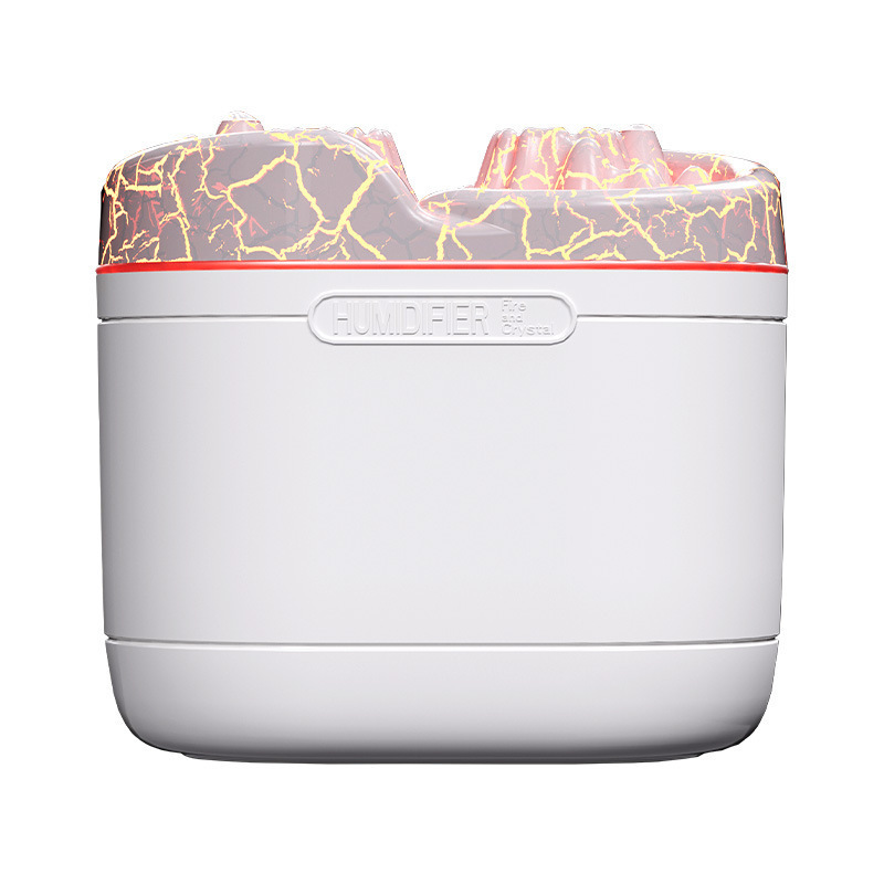 2000mL large capacity visible water tank humidifier with dual spray, 3 mist levels, soft night light and aroma function