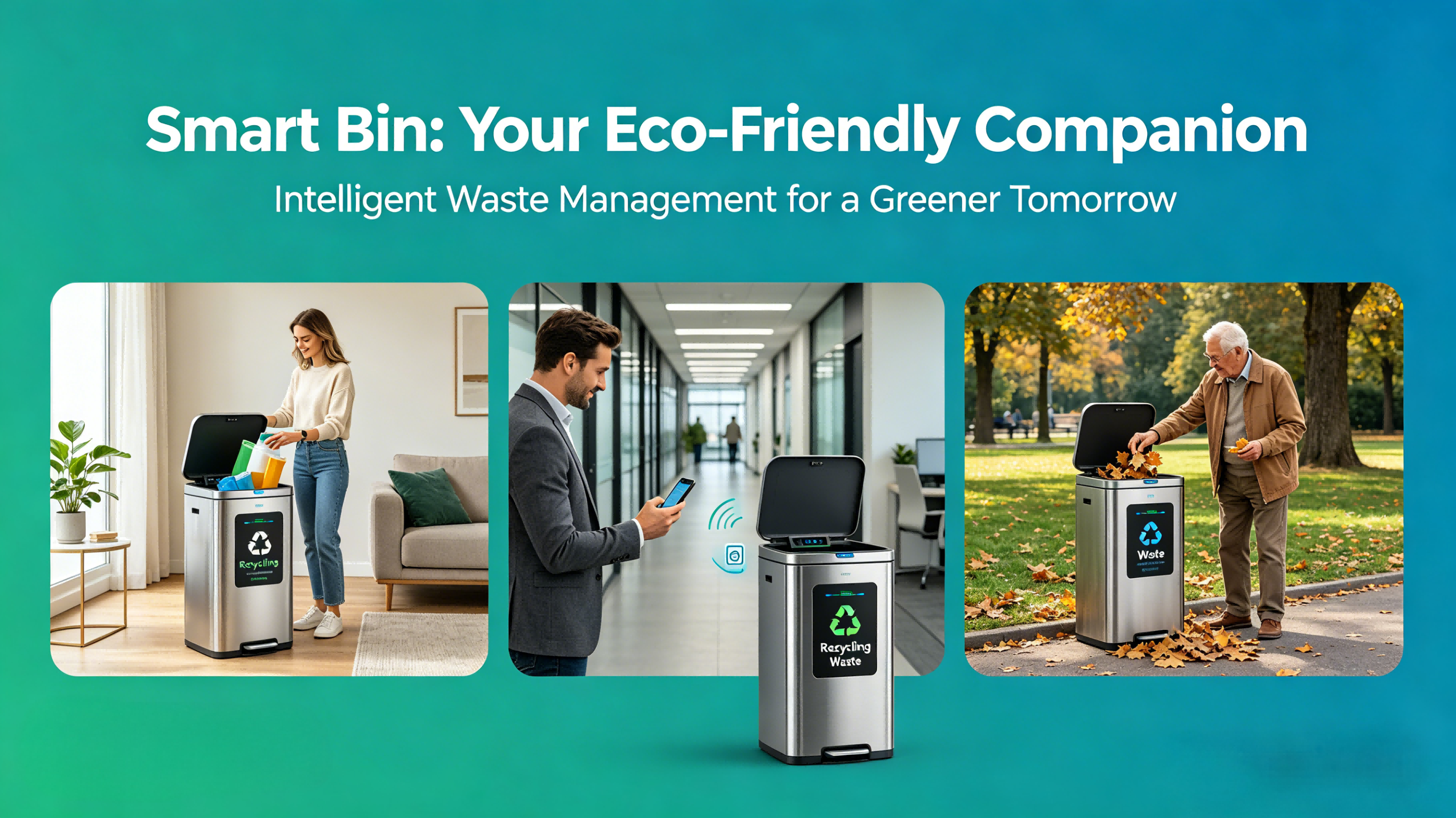 Must-Have Smart Trash Can for Housewives & Clean Freaks – Hands Free Odor Proof