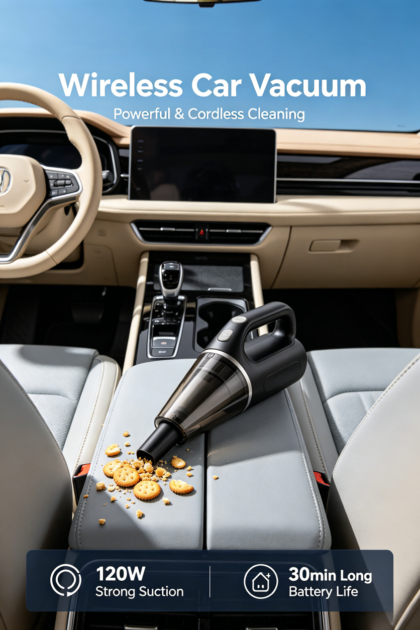 Why Wireless Mini Car Vacuum Is a Must-Have for Every Car Owner