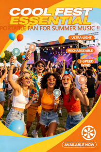 Beat Summer Heat: Must‑Have Portable Fans for All Outdoor Activities | Essential Portable Small Home Appliances