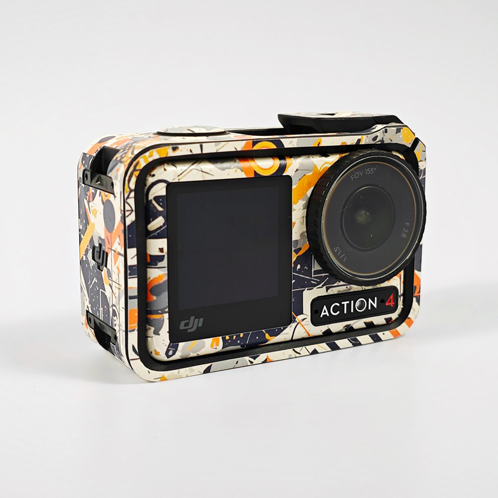 DJI Action 4 Sticker Skins Wraps Customize Your DJI Action 4 Camera