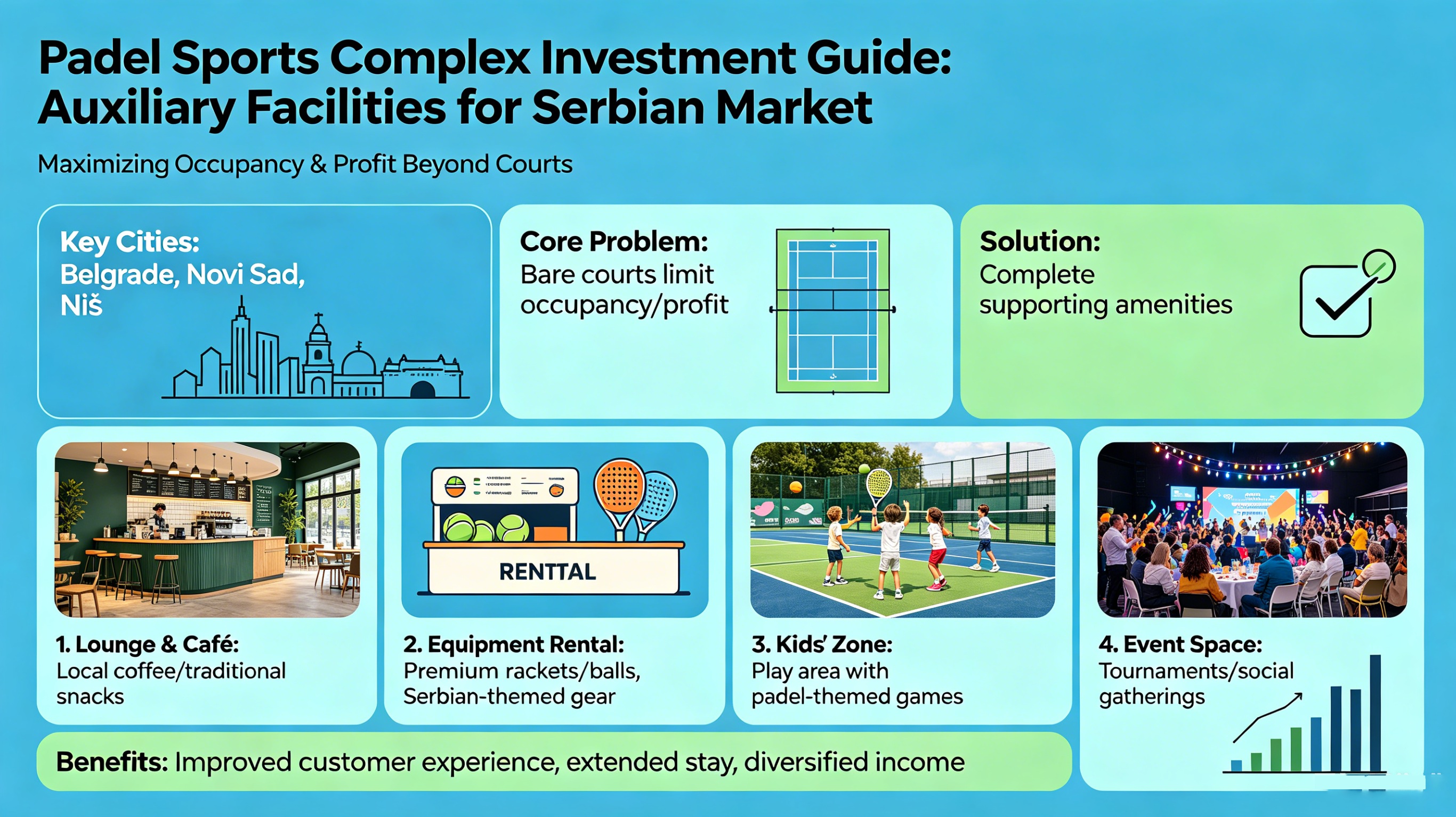 Essential Supporting Facilities for Padel Court in Serbia: Full Auxiliary Setup Guide to Boost Revenue