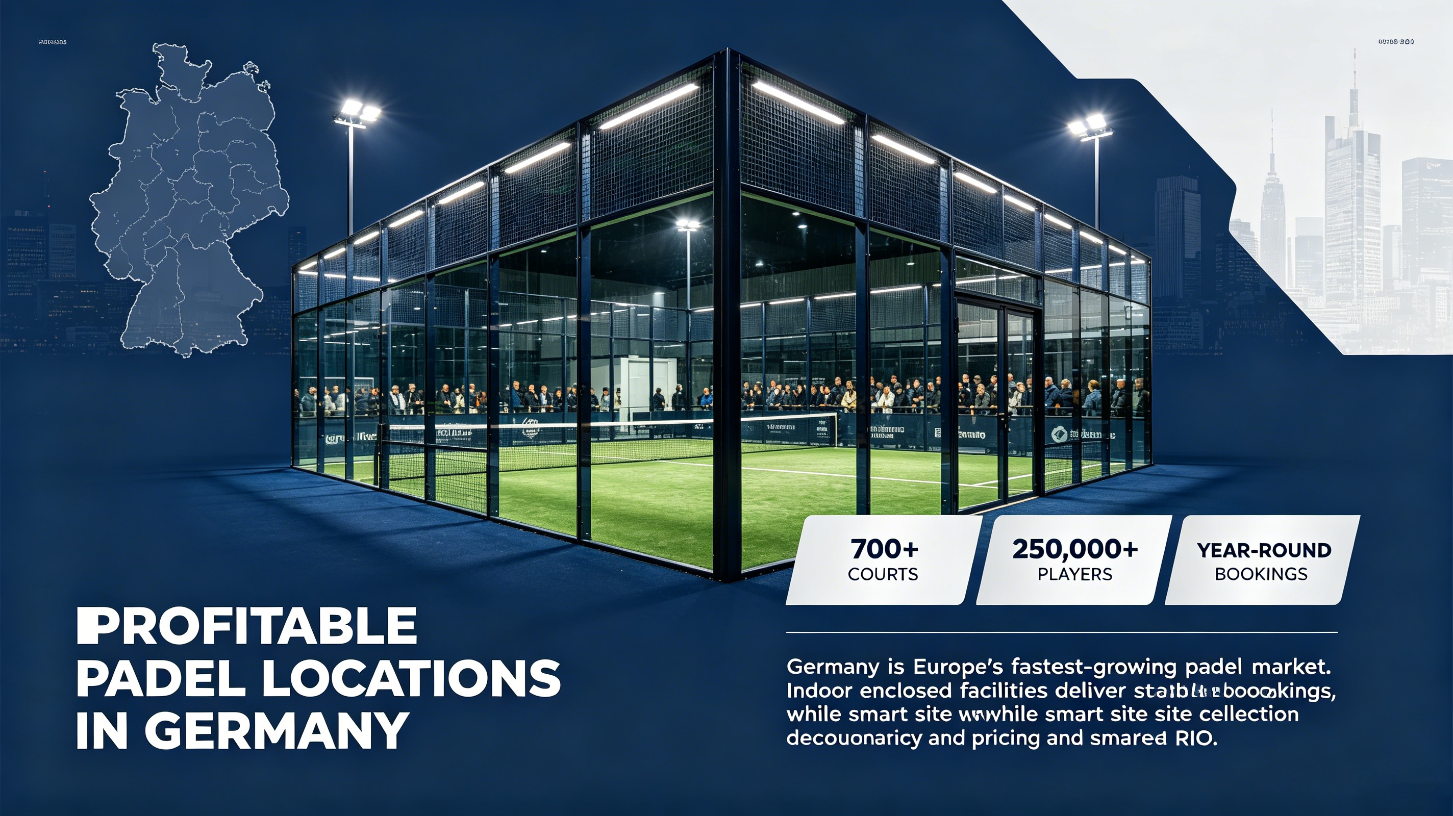 Profitable Locations to Build a Padel Court in Germany 