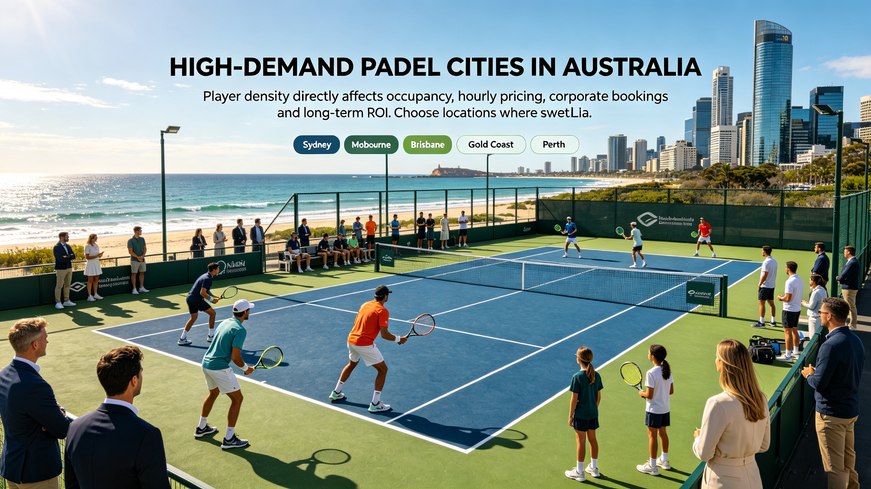 Australian Cities With the Large Padel Player Populations Introduction