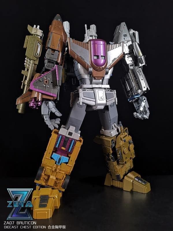 Zeta Toys ZA-07 ZA07 Metal Chest Version Full Set of 5 Toy New in Stock