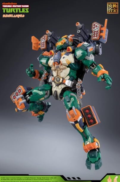 HEATBOYS HB0014 NinjaAlloy Armor Mecha TurtleMichelangelo Toy New in Stock