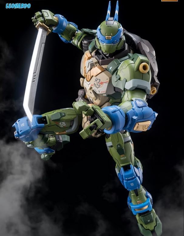 HEATBOYS HB0012 NinjaAlloy Armor Mecha TurtleLeonardo Action Figure New in Stock