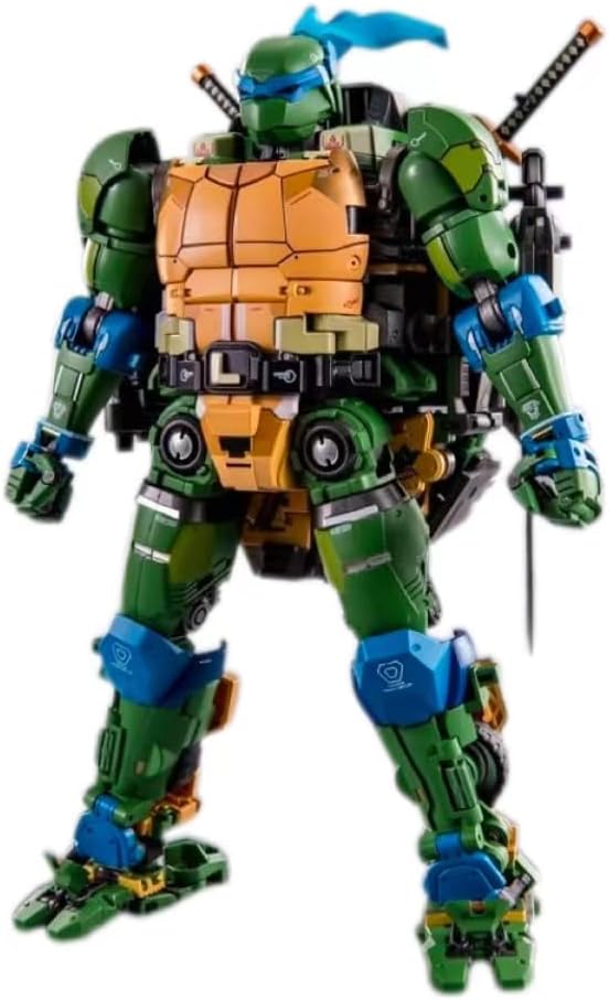 HEATBOYS HB0018 NinjaAlloy Armor Mecha TurtleLeonardo Transformable Action Figure New in Stock, Green