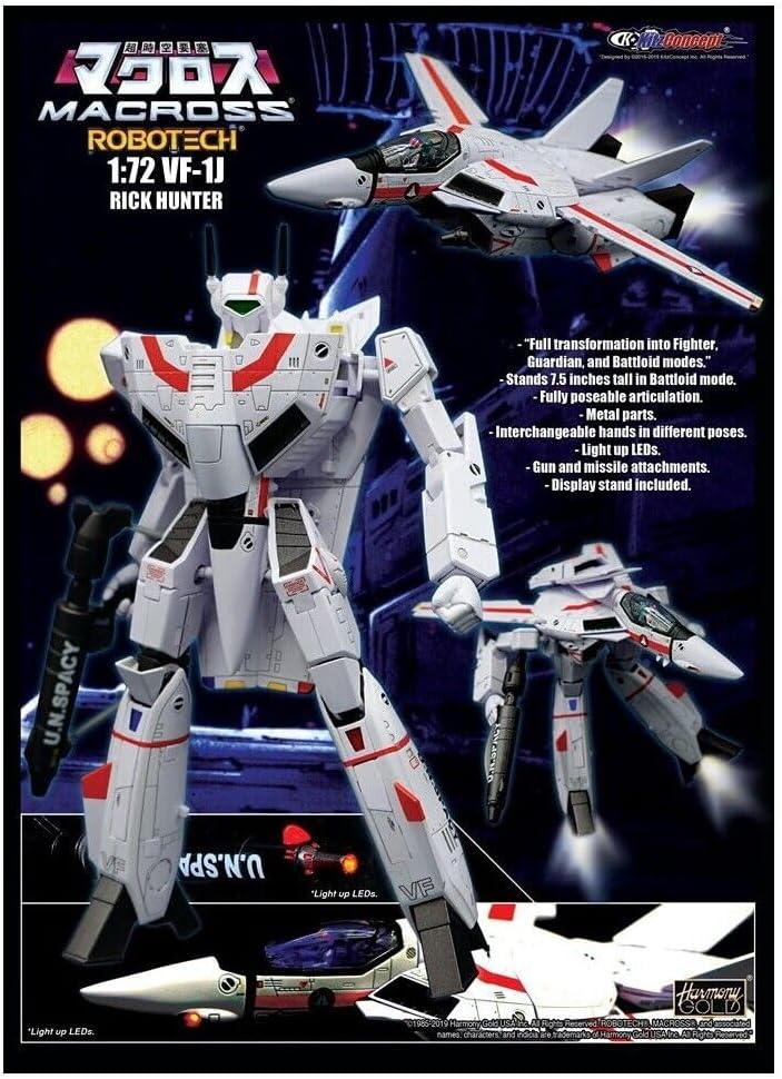 KitzConcept 1/72 VF-1J Version 2.5 Action Figure New in Stock
