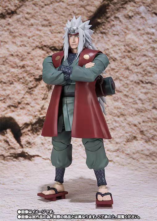 Bandai Limited Edition SHF Naruto Shippuden Jiraiya Toad Hermit Action Figure