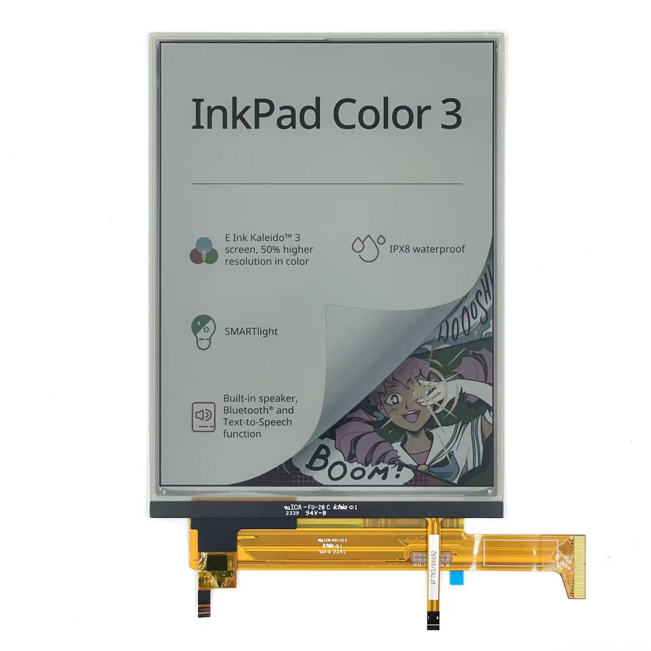 New Original EC078KH7 Eink Display screen ForPocketBook InkPad Color3 7.8 ebook Reader Therepair and replacement.