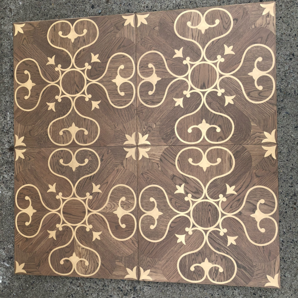 Wood Flooring Medallion WF003