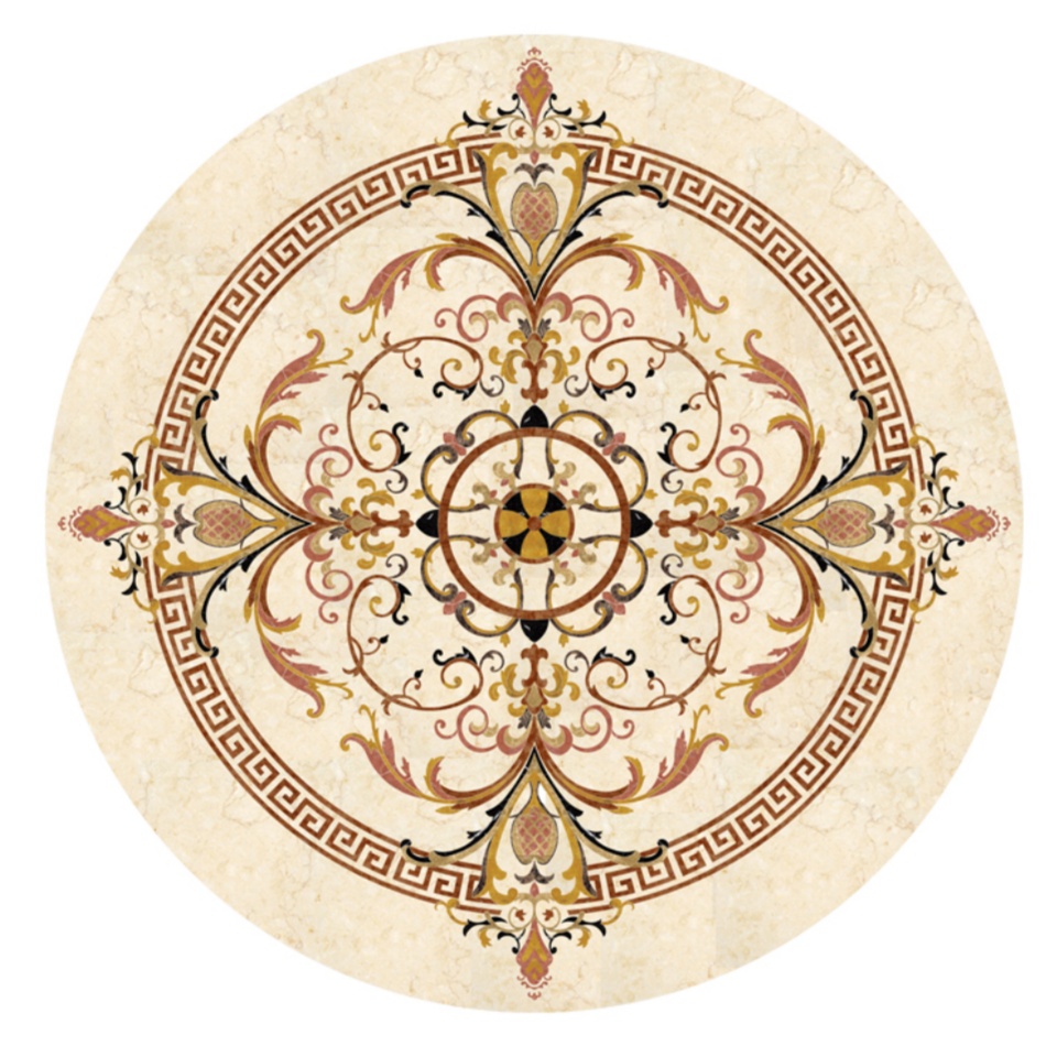 Marble Waterjet Medallion WM004