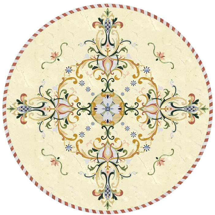 Marble Waterjet Medallion WM002