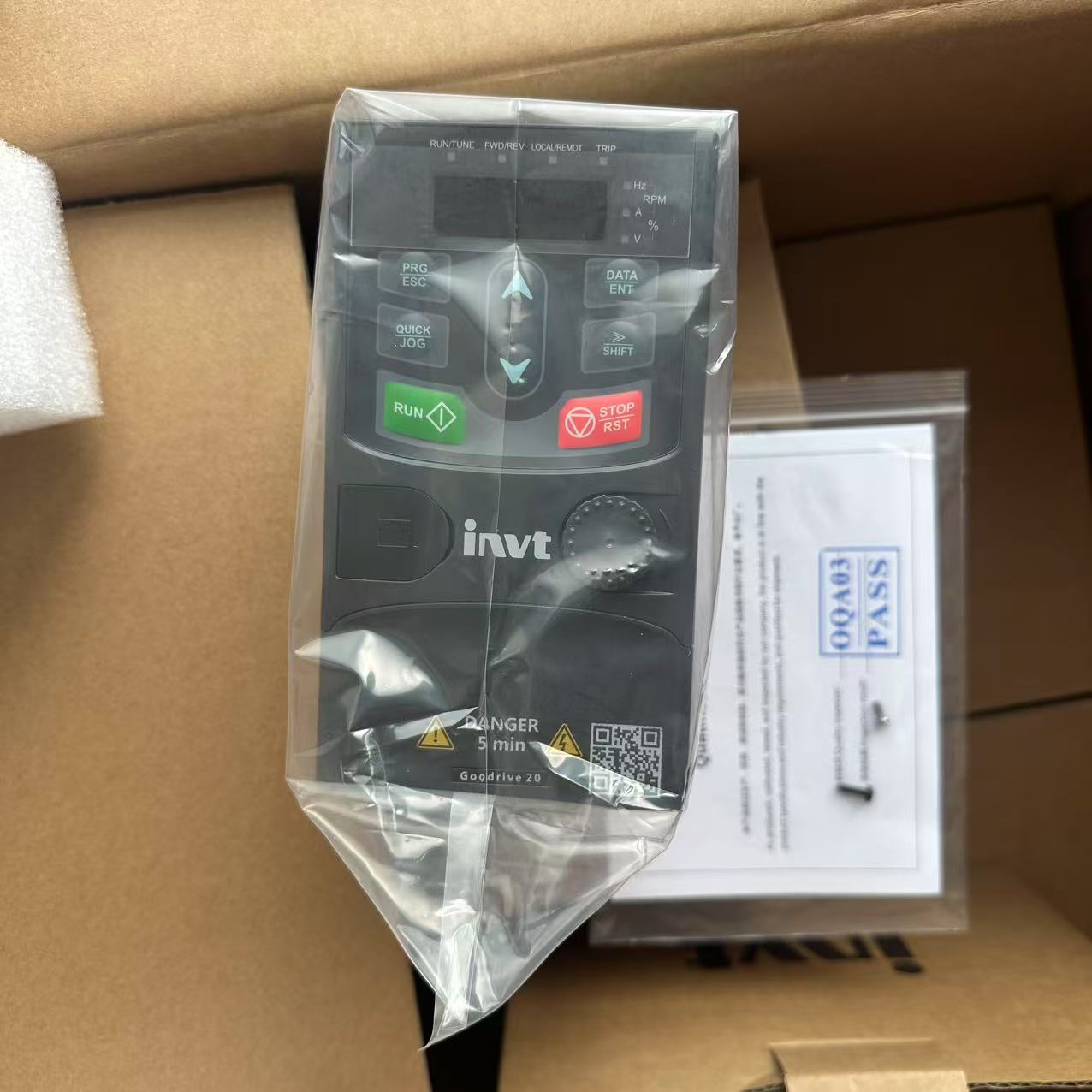 INVT GD20-2R2G-S2 VFD (2.2kW, Single Phase 220V)