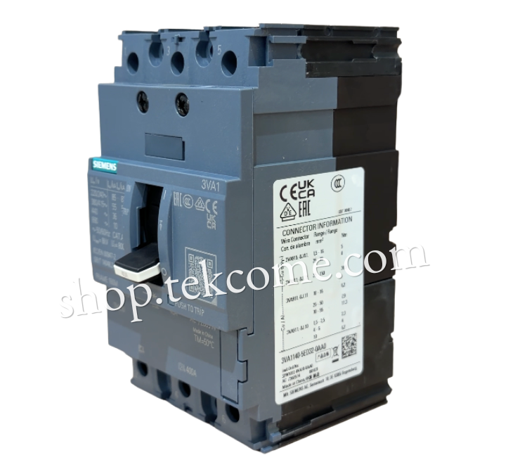 3VA1140-5ED32-0AA0 Siemens SENTRON molded case circuit breaker