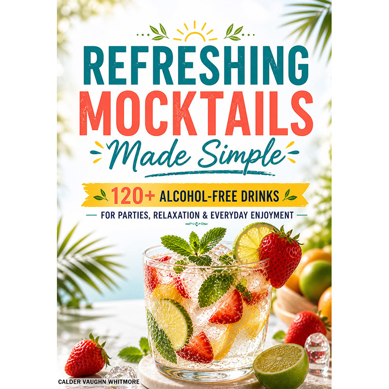Mocktails Recipe Book: One Sip, One Glass – Mocktail to Meal