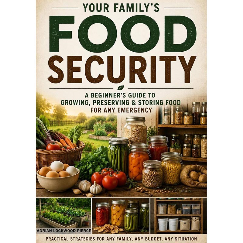 Prepper's Food Survival Handbook: Grow, Preserve & Store Food