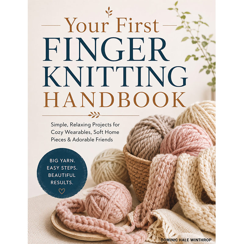 Finger Knitting Guide: One Loop, One Page – No Needles Required