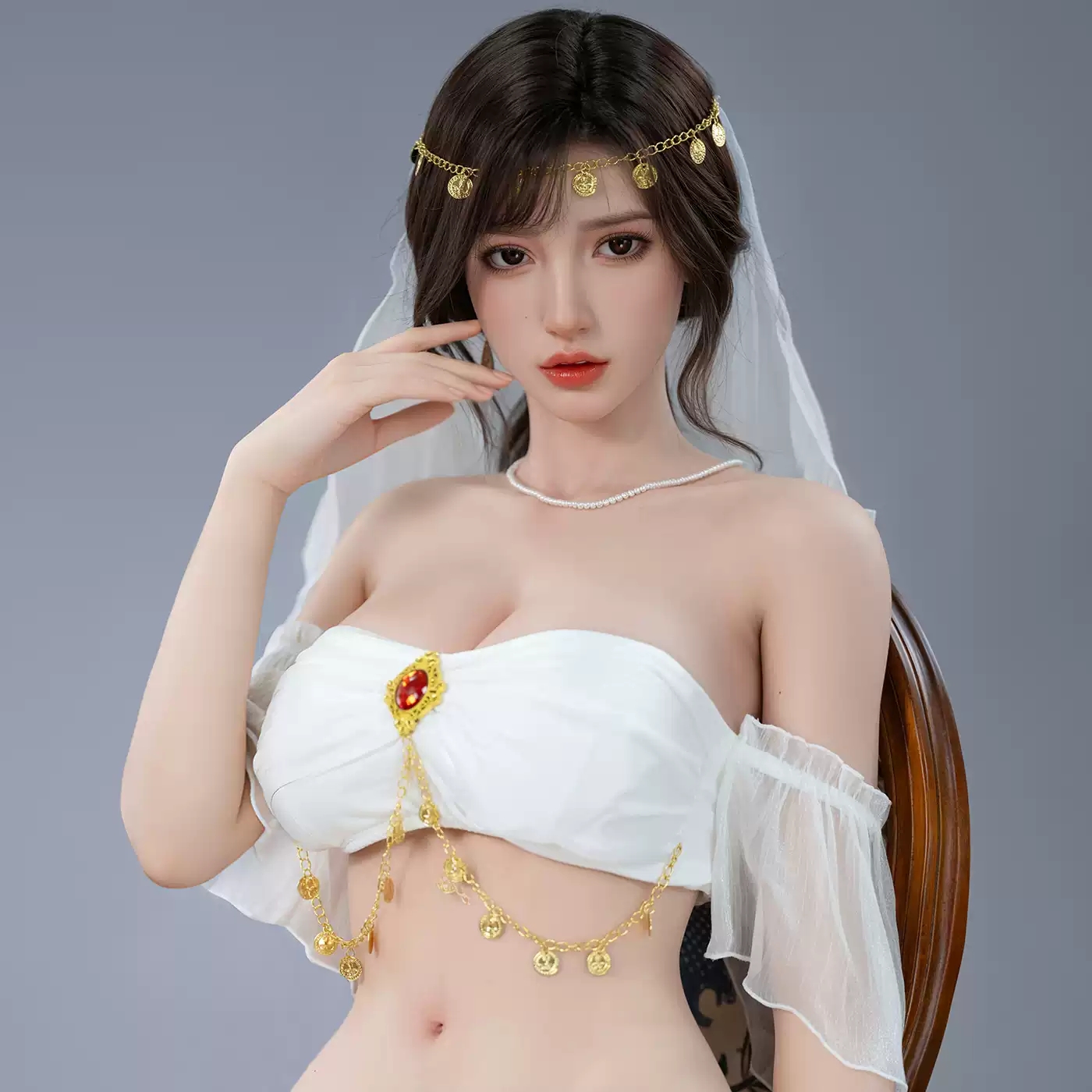 Male Insertable Realistic Silicone Doll, Female Full-Body Adult