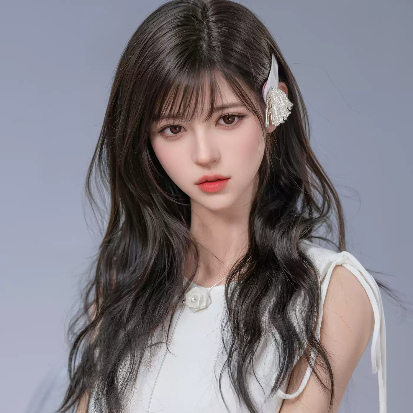 2026 Shanghai Adult Expo Same Style Silicone Doll, Non-Inflatable