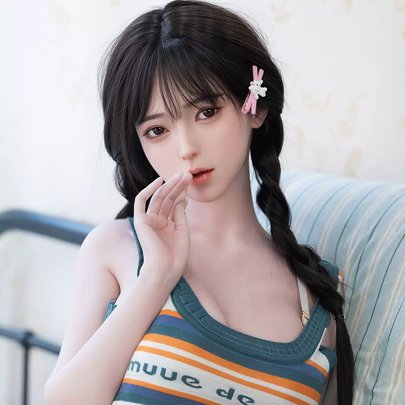 Real vaginal virgin full-body physical doll, human-like version of adult erotic silicone doll