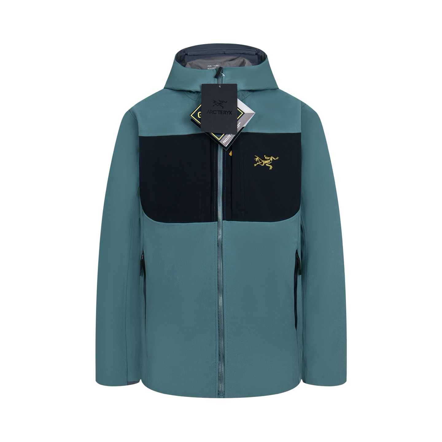 Arcteryx | GAMMA MX | HOODY Jacket_PANSHI GREEN&BLUE-BLACK